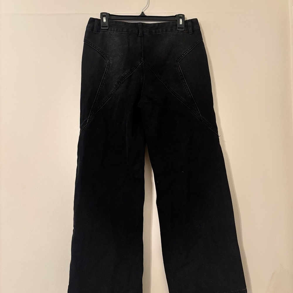 Men's Black Denim Pants